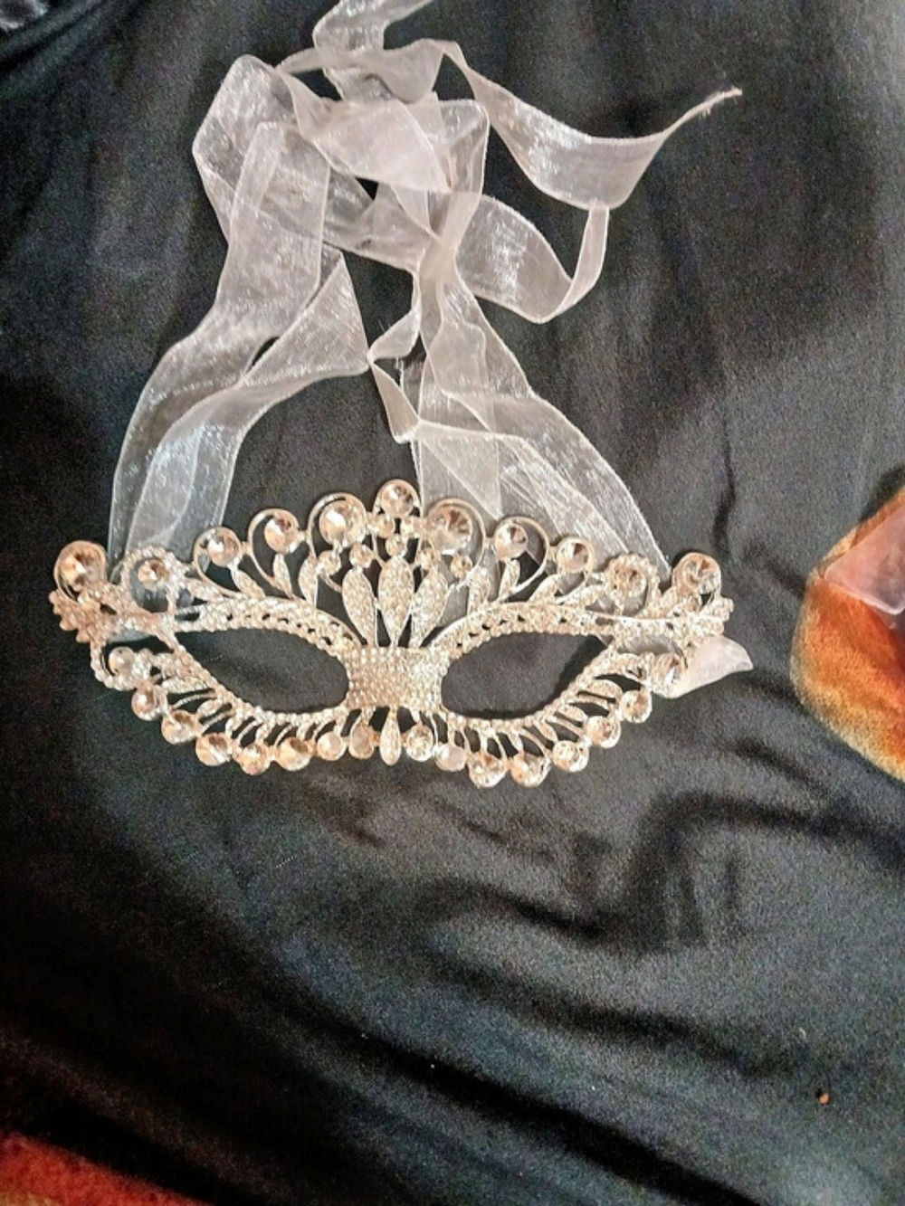 Gold & Silver Masquerade Mask NWT